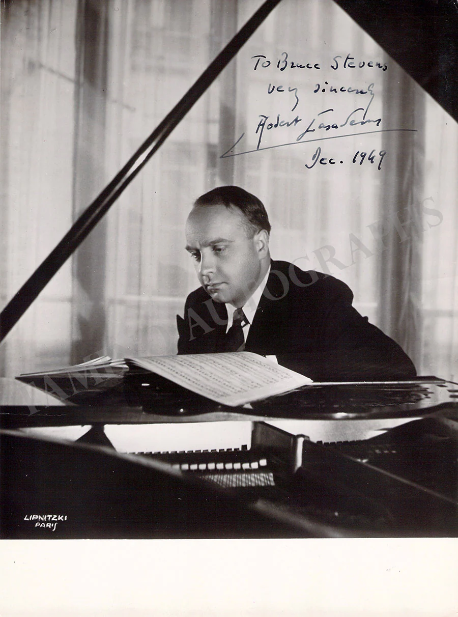 Casadesus, Robert - Signed Photograph 1949