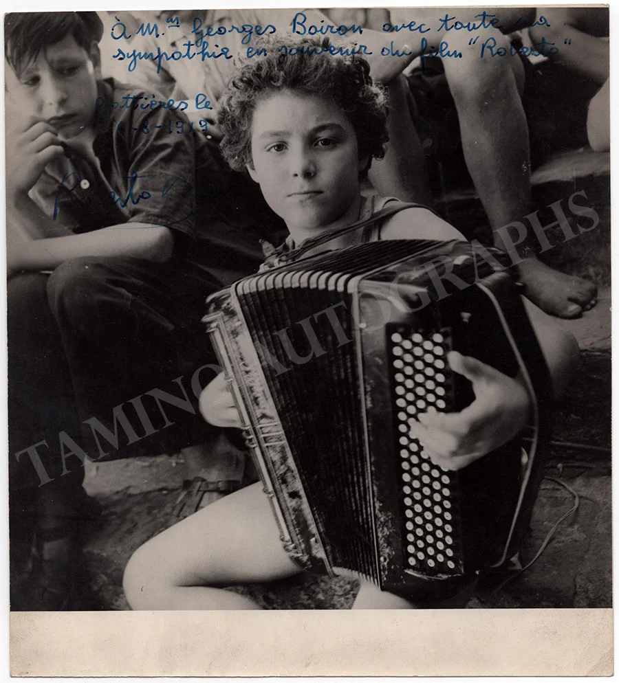 Benzi, Roberto - Various Autographs - Image 4