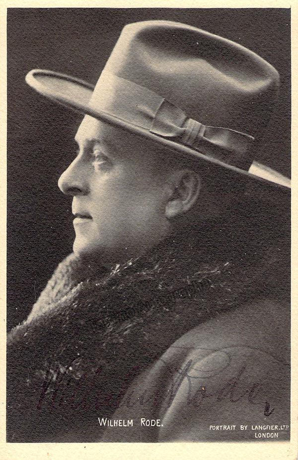 RODE, Wilhelm (Various Autographs)