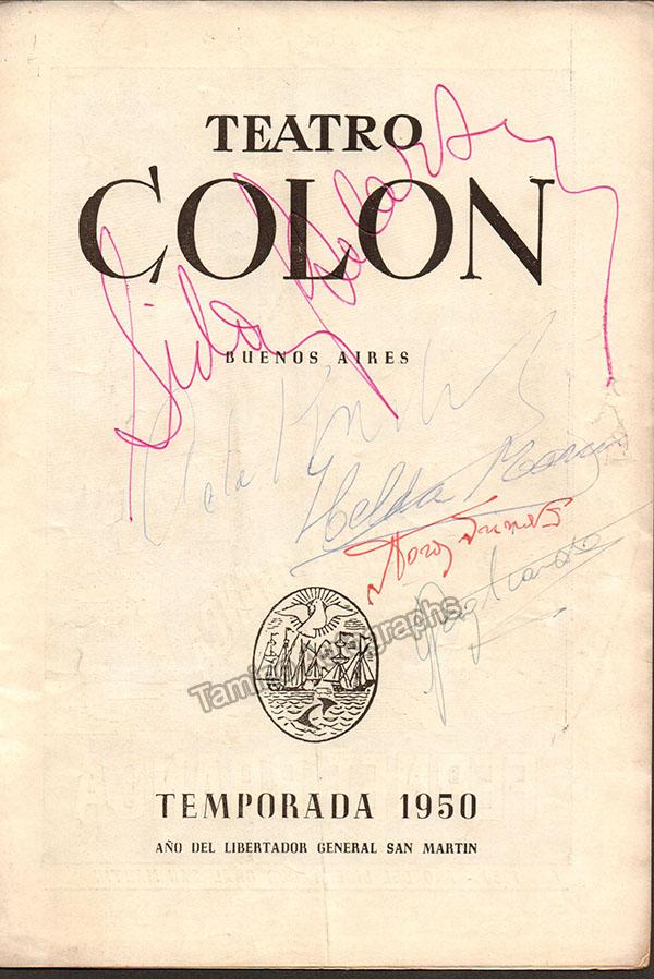 Rodzinski, Artur - Signed Program Teatro Colon 1950 - Image 2