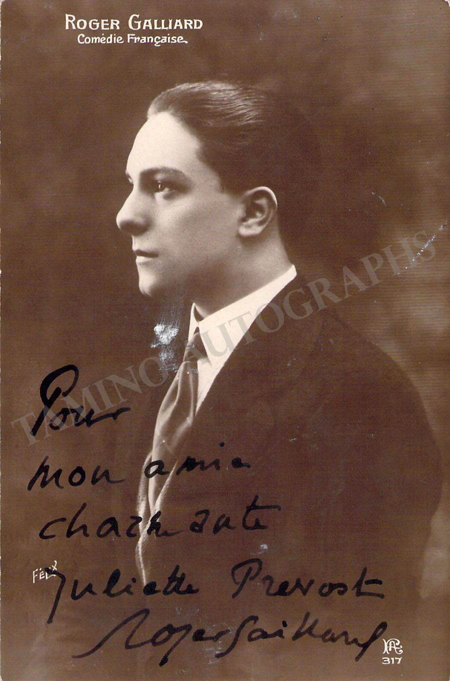 Gaillard, Roger - Signed Photograph