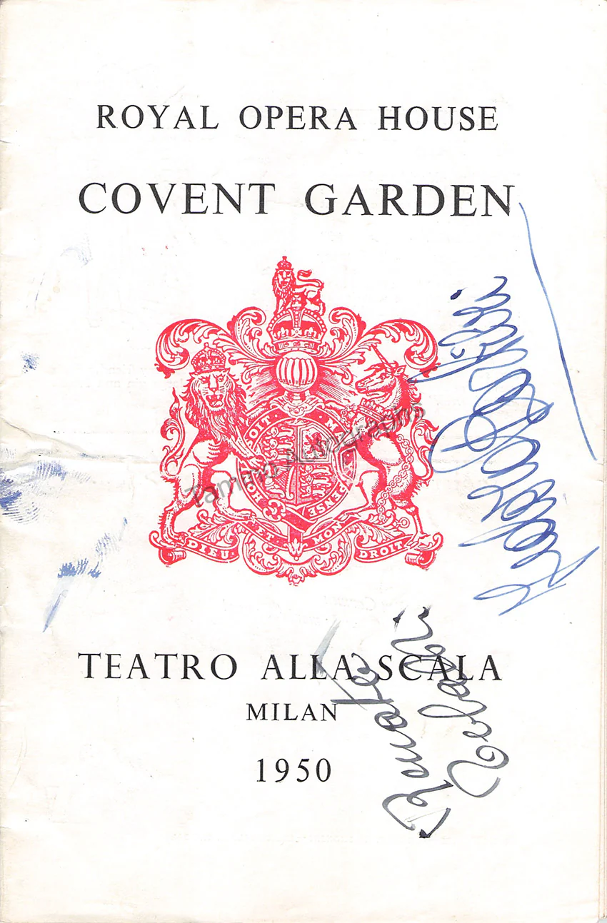 ROH Covent Garden - Signed Opera Programs 1947-1988 (Various Options II) - Image 27
