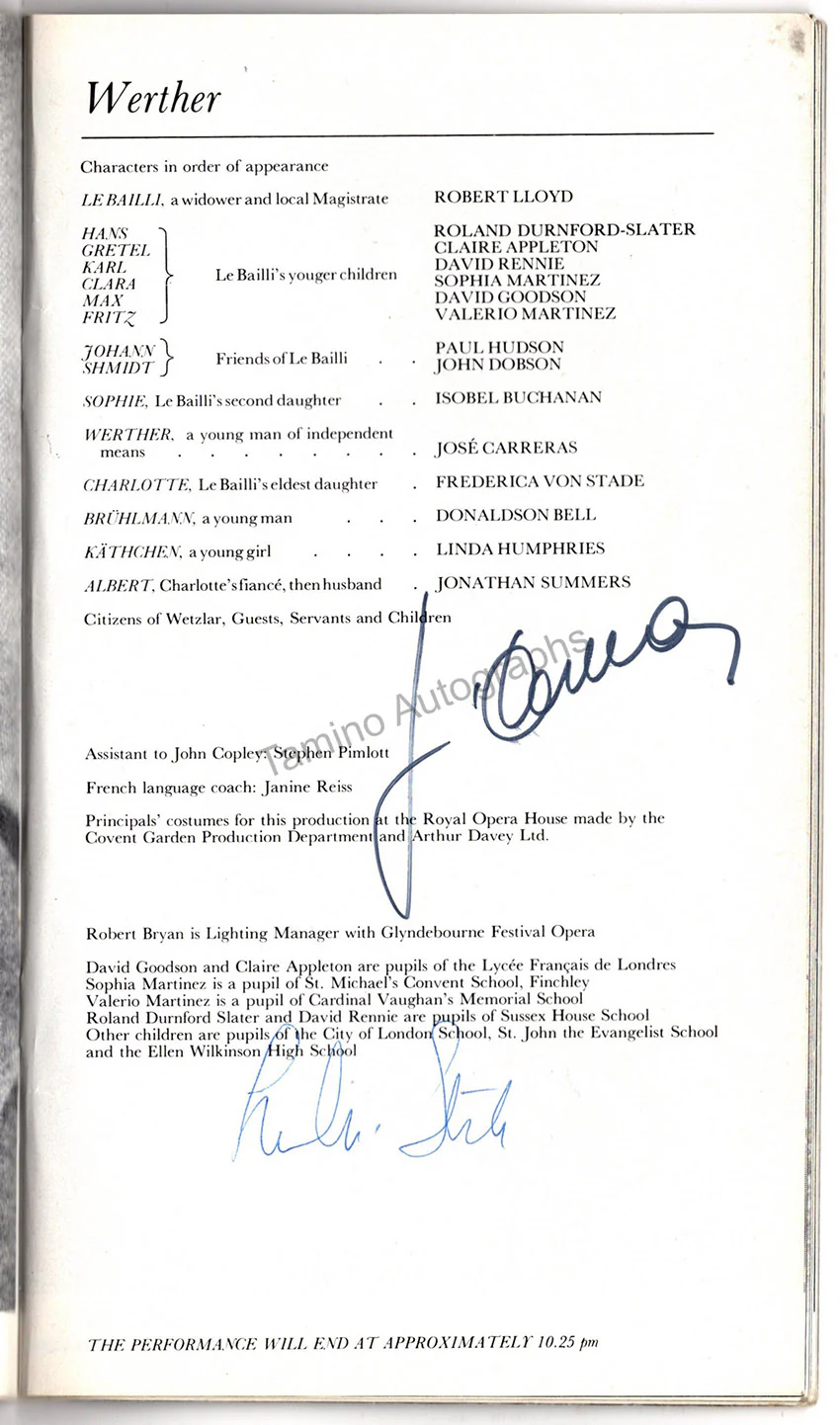 ROH Covent Garden - Signed Opera Programs 1947-1988 (Various Options III) - Image 21