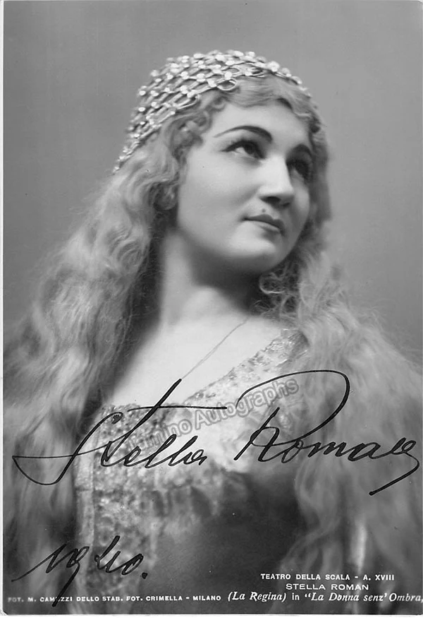 ROMAN, Stella (Various Autographs)
