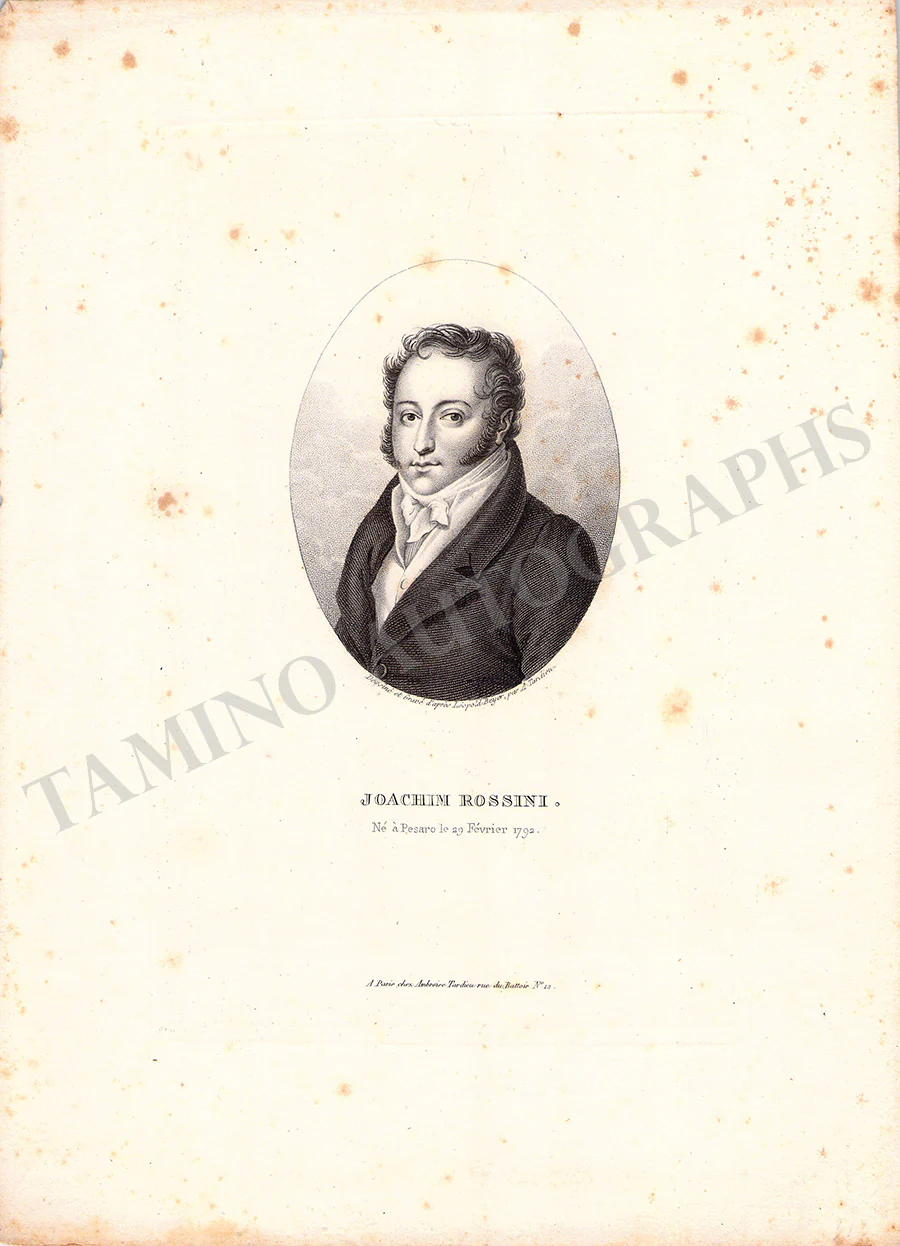 Rossini, Gioachino - Autograph Manuscripts (Various Options) - Image 14