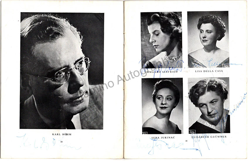 Royal Festival Hall - Signed Opera Programs (Various Options) - Image 14