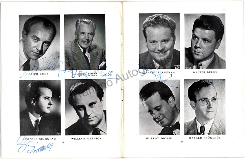 Royal Festival Hall - Signed Opera Programs (Various Options) - Image 17