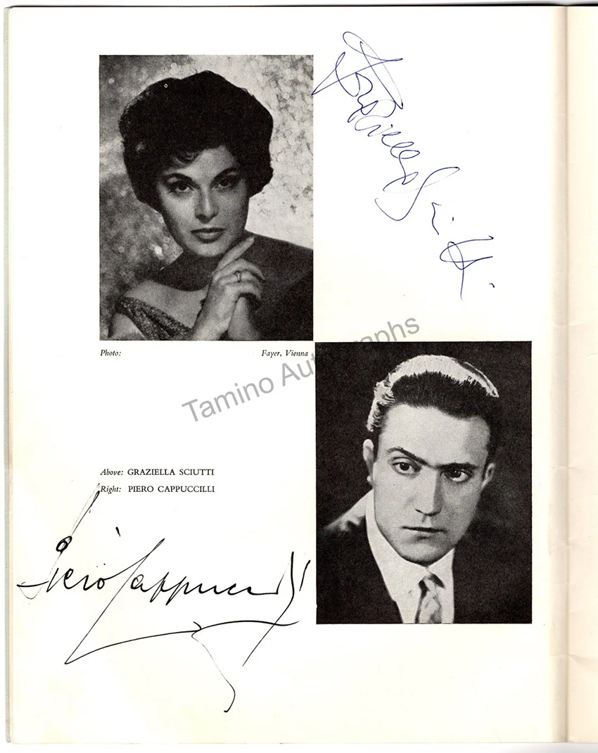 Royal Festival Hall - Signed Opera Programs (Various Options) - Image 22