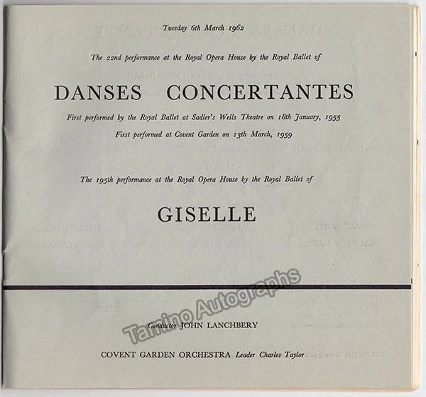 Nureyev, Rudolf - Various Autographs - Image 19