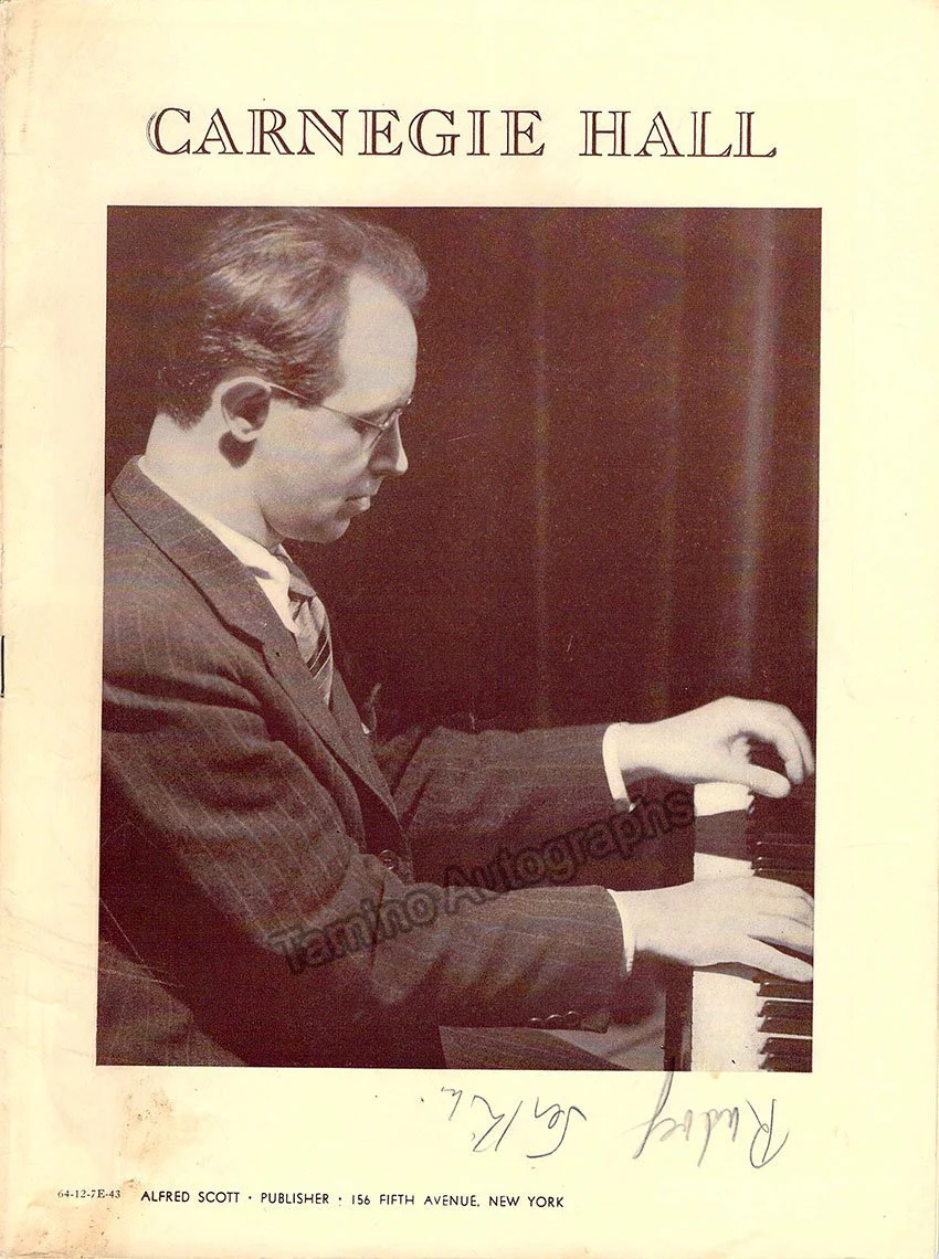 Serkin, Rudolf - Signed Programs (Various Options) - Image 14