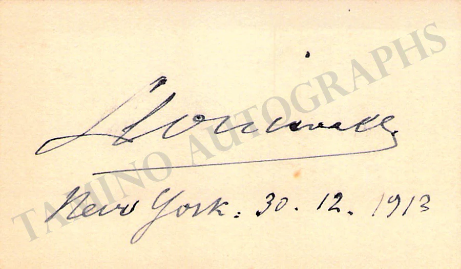 Leoncavallo, Ruggero - Autograph Manuscripts (Various Options) - Image 12