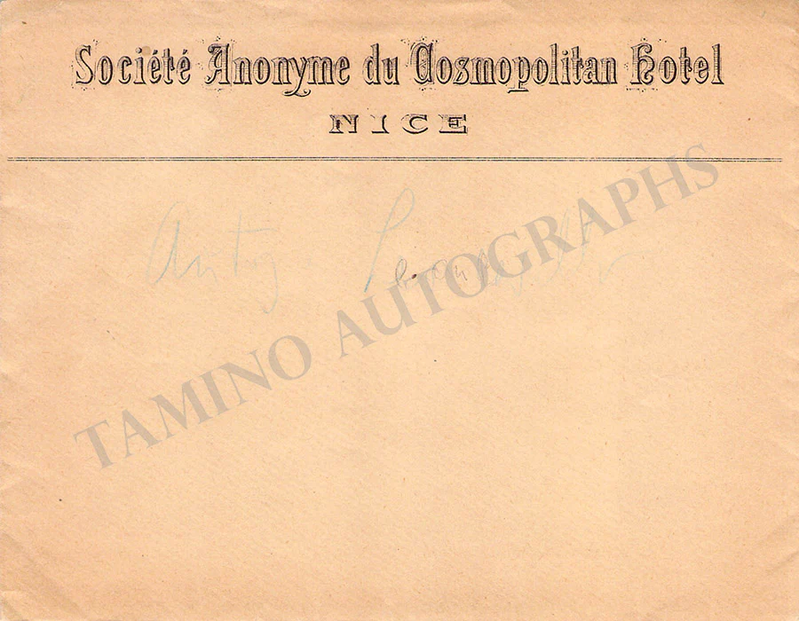 Leoncavallo, Ruggero - Various Autographs - Image 4