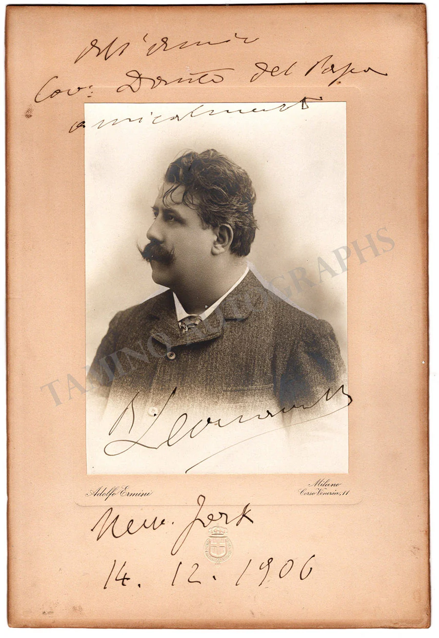 Leoncavallo, Ruggero - Various Autographs - Image 5