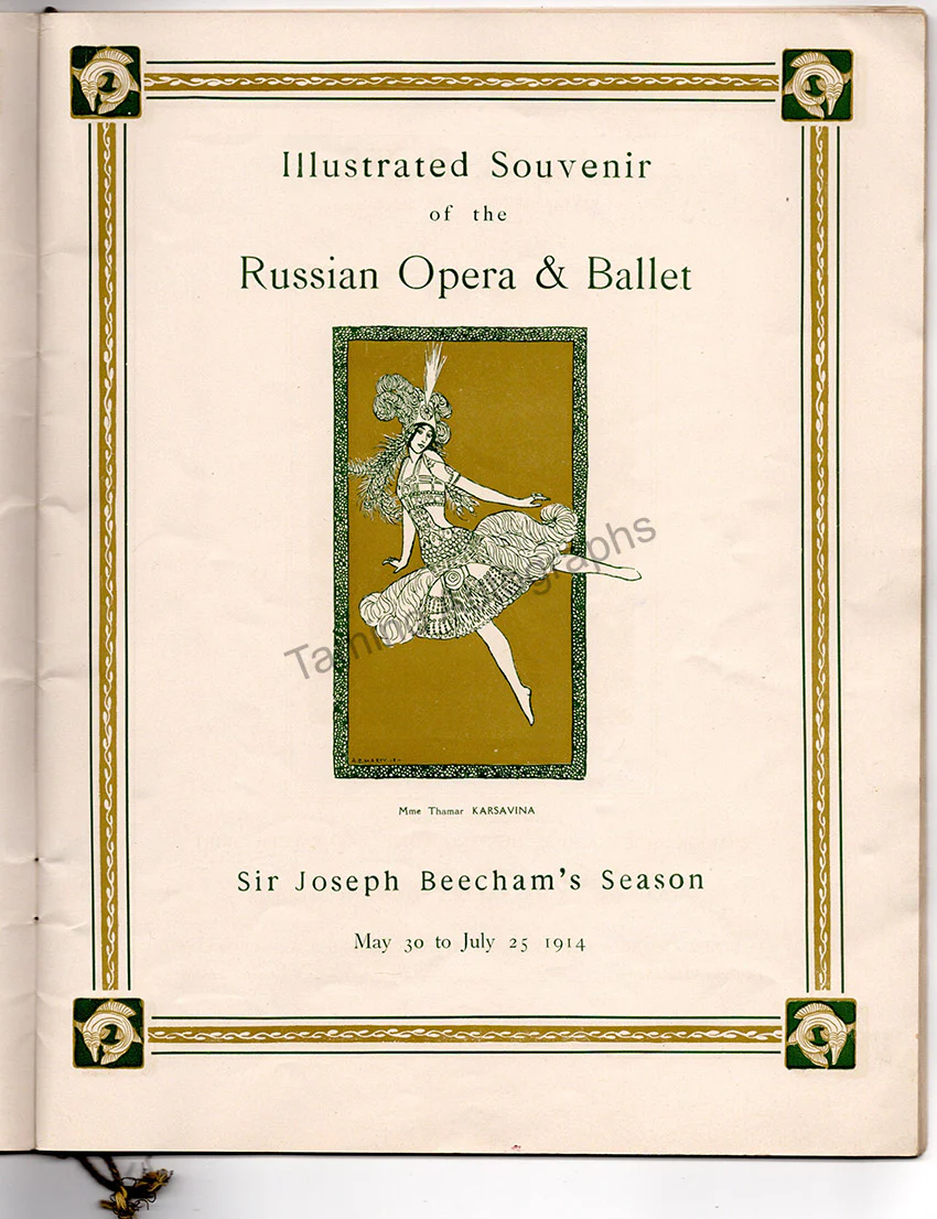 Russian Ballet and Opera - Souvenir Program London 1914 - Image 4
