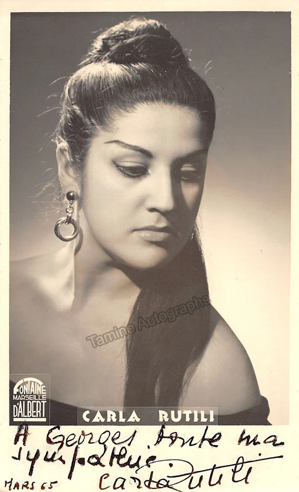 RUTILI, Carla (Various Autographs) - Image 24