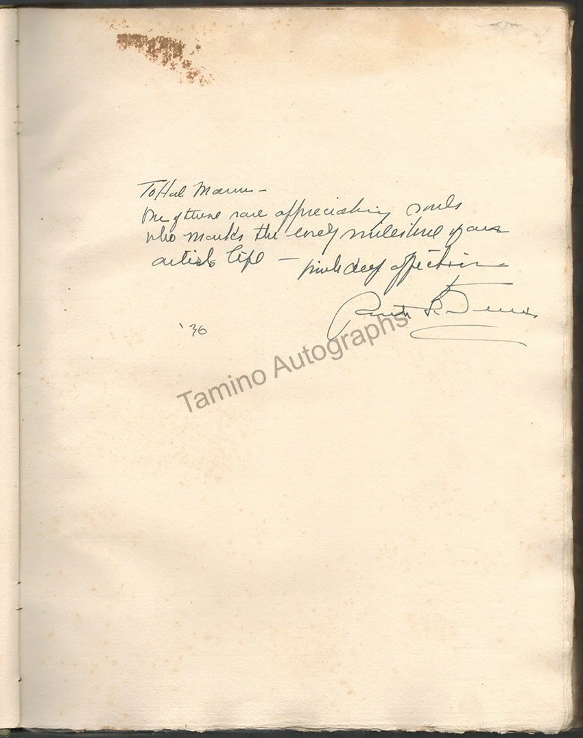 Saint Denis, Ruth - Shawn, Ted - Signed Books "Ruth St. Denis: Pioneer and Profet" 1920 - Image 4