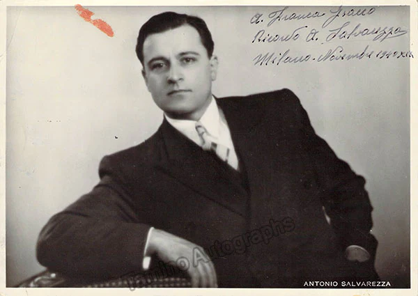 SALVAREZZA, Antonio (Various Autographs)