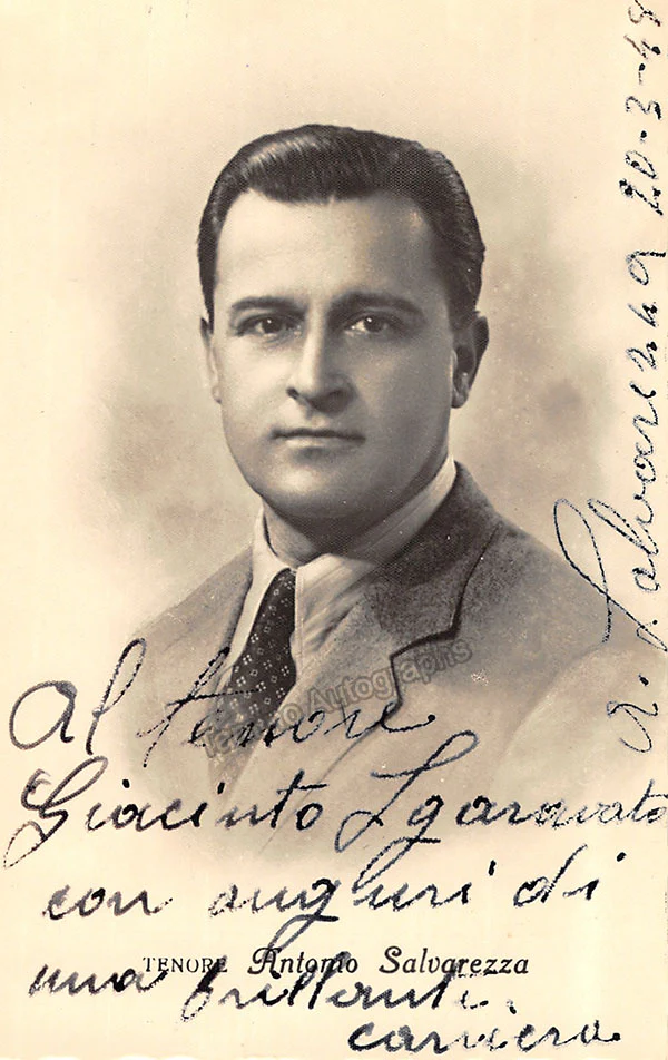 SALVAREZZA, Antonio (Various Autographs) - Image 2