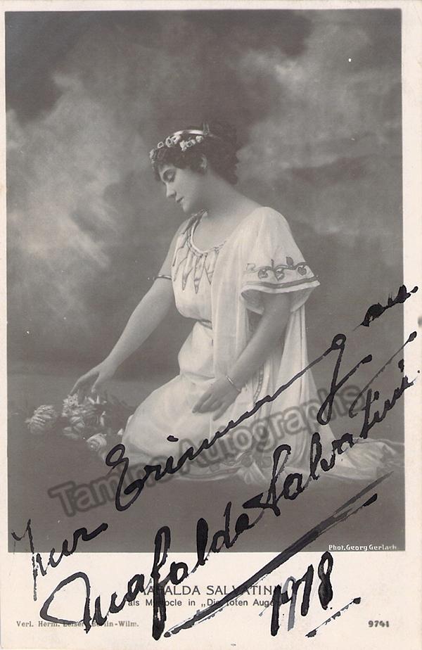 SALVATINI, Mafalda (Various Autographs) - Image 4