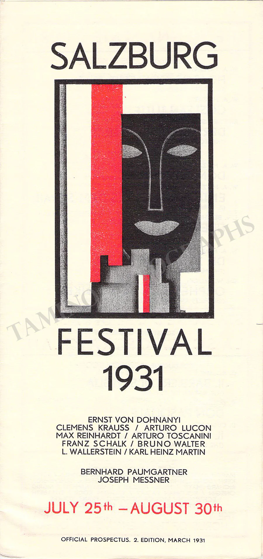 Salzburg Festspiele - Lot of 36 Festival Program Brochures 1926-1949 - Image 10