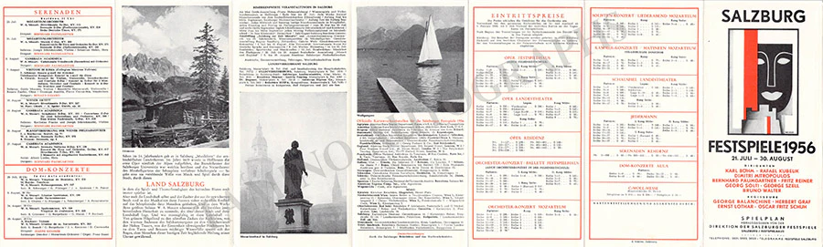 Salzburg Festspiele - Lot of 32 Festival Program Brochures 1950-1969 - Image 10