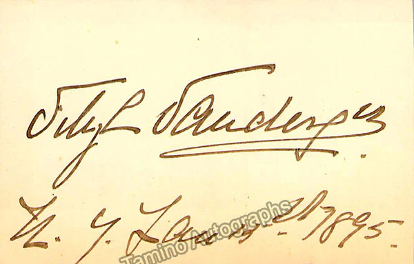 Sanderson, Sibyl - Signed Card + Photograph - Image 2