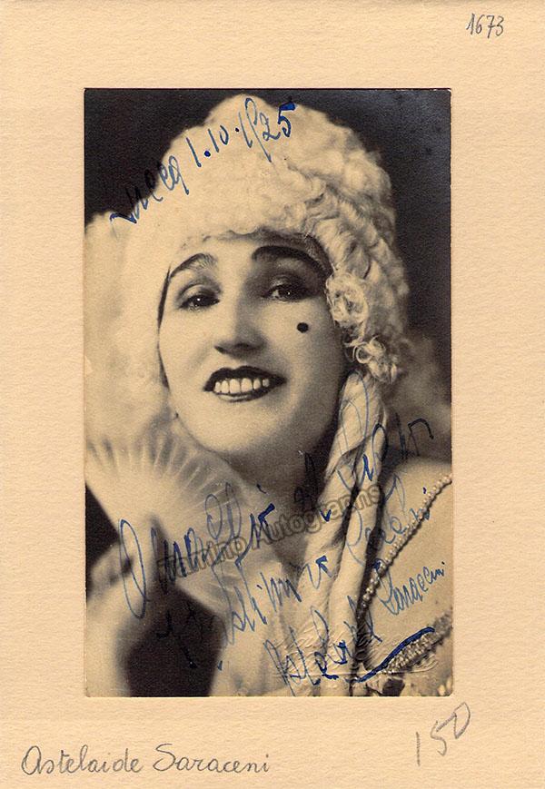 SARACENI, Adelaide (Various Autographs) - Image 3