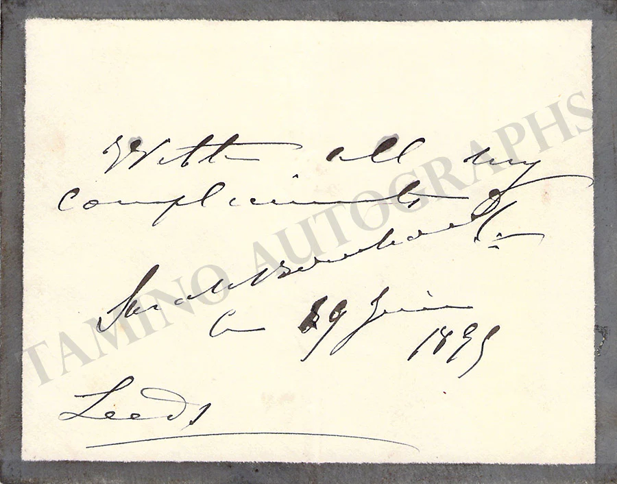 Bernhardt, Sarah - Autograph Letter Signed 1899 & Photos - Image 4