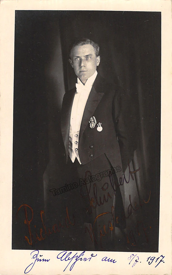 SCHUBERT, Richard (Various Autographs) - Image 11