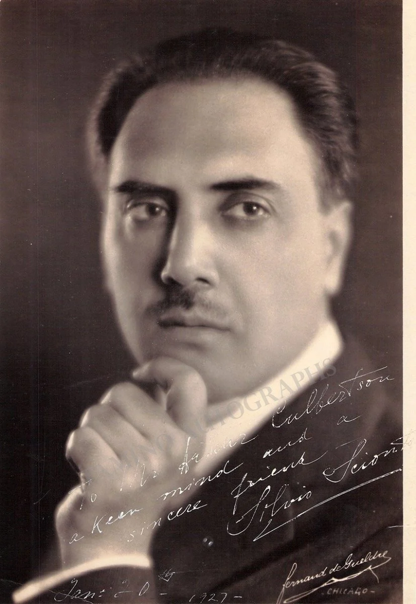 Scionti, Silvio - Signed Photo 1927