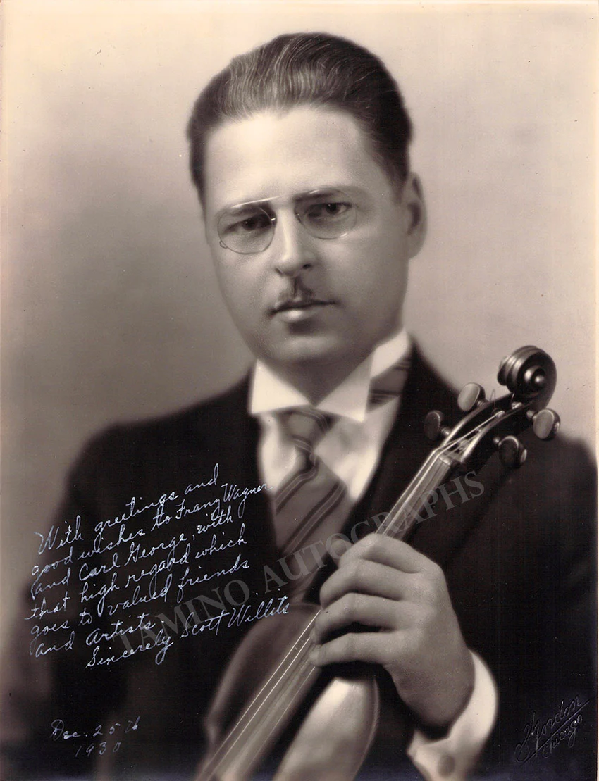 Willits, Scott - Signed Photograph 1930