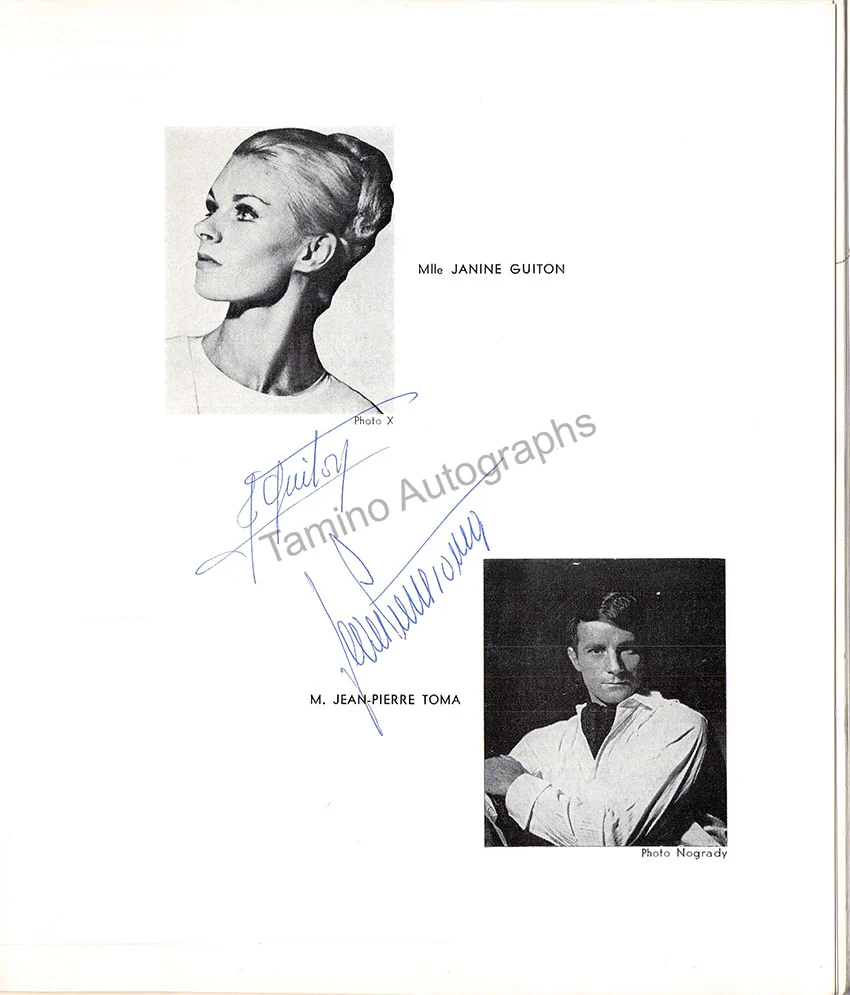 Scouarnec, Claudette - Giuliano, Juan & Others - Signed Program The Nutcracker 1970 - Image 3