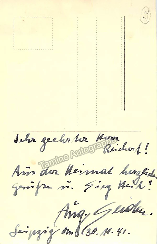 SEIDER, August (Various Autographs) - Image 6