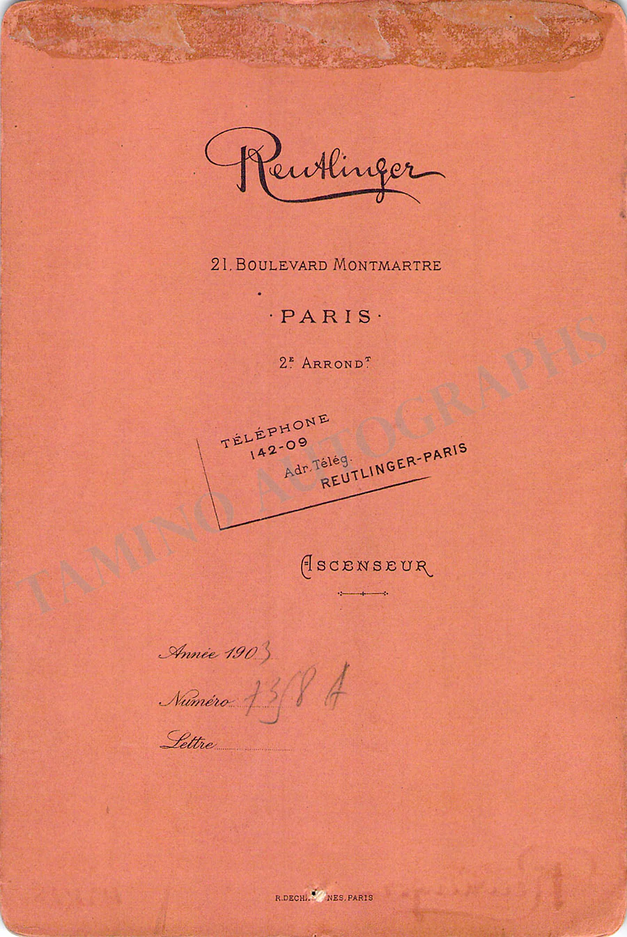 Arnoldson, Sigrid (Various Autographs) - Image 7