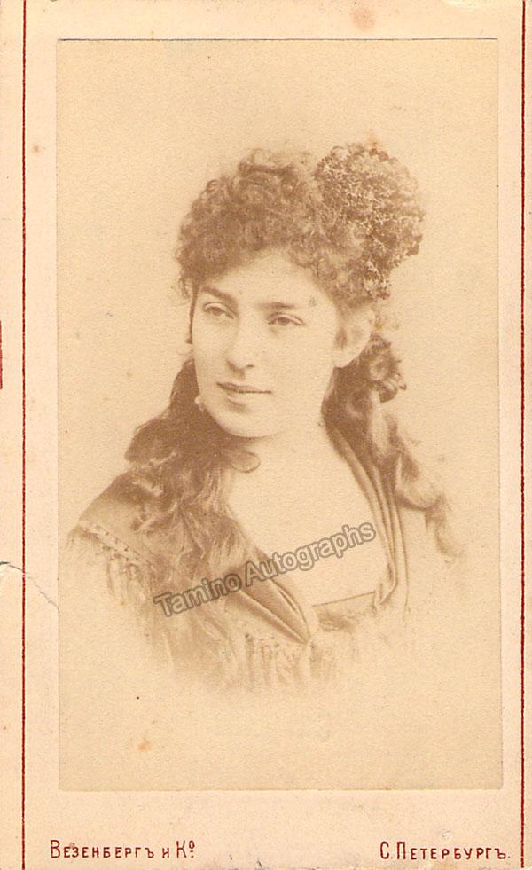 Slavina, Maria - Various Unsigned Cabinet Photos and CDV's - Image 7
