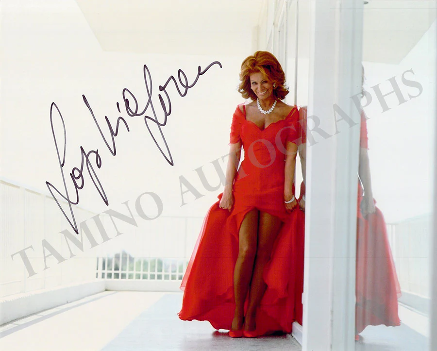 Loren, Sophia - Various Autographs - Image 16