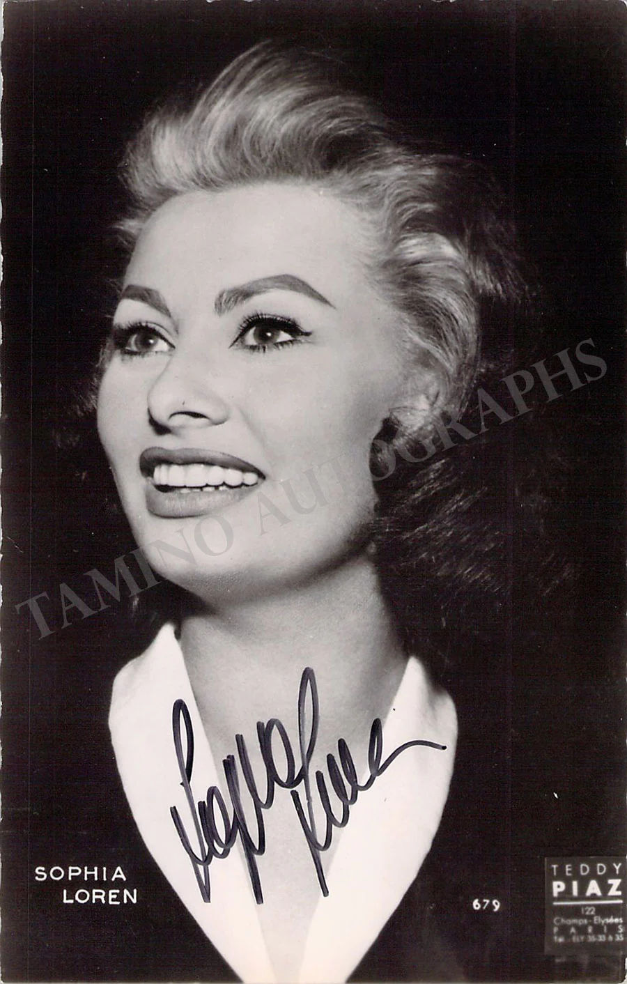 Loren, Sophia - Various Autographs - Image 8