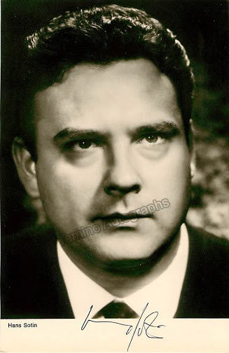 SOTIN, Hans (Various Autographs) - Image 3