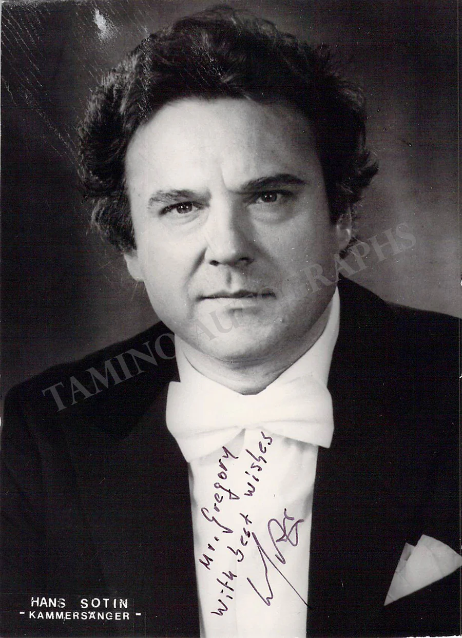 SOTIN, Hans (Various Autographs) - Image 6