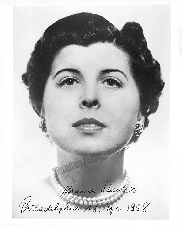 STADER, Maria (Various Autographs) - Image 7