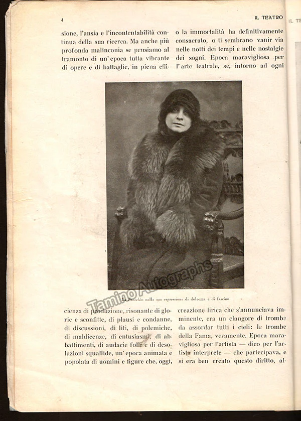 Storchio, Rosina - Double Signed Magazine - Image 3