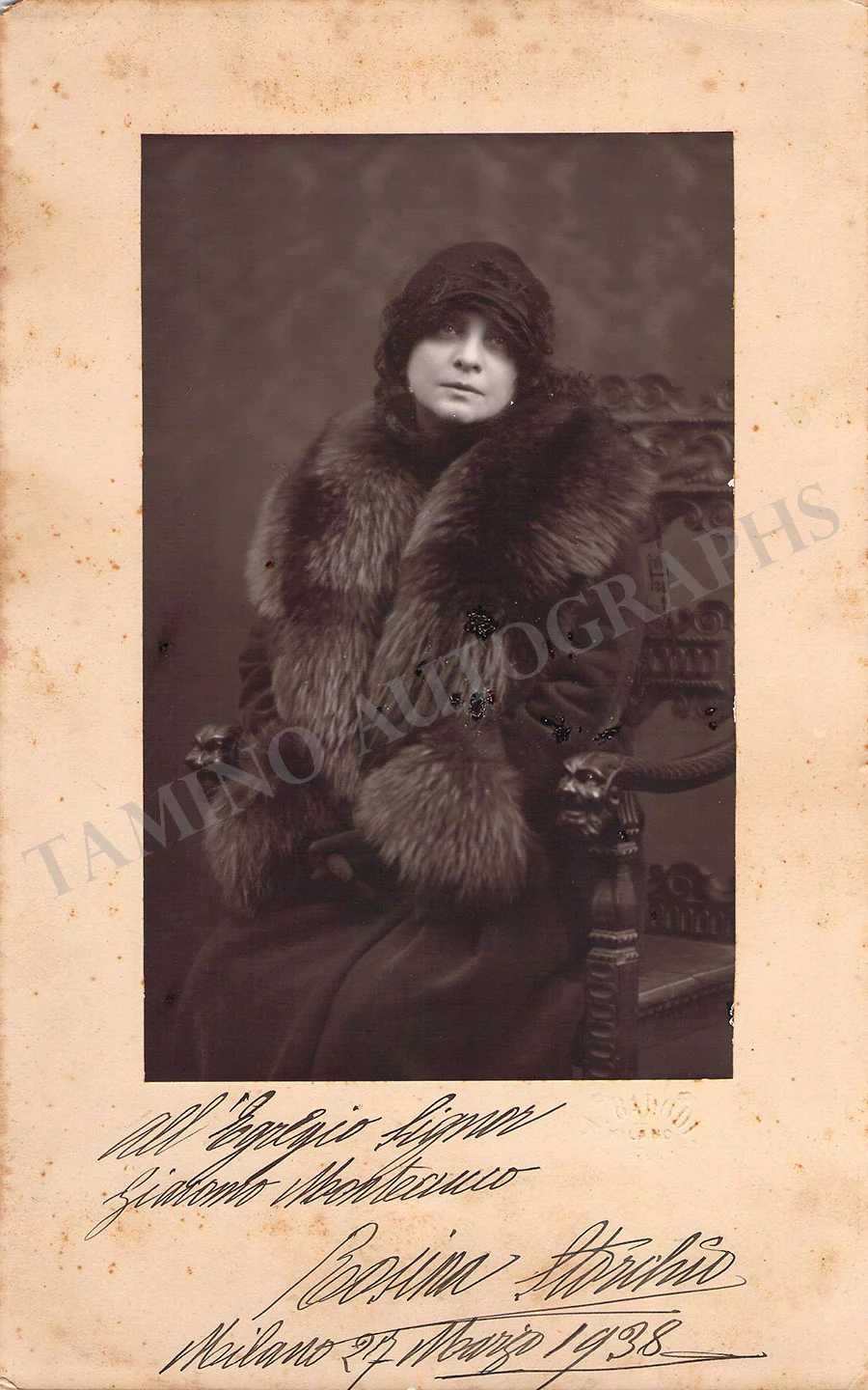Storchio, Rosina - Various Autographs - Image 5