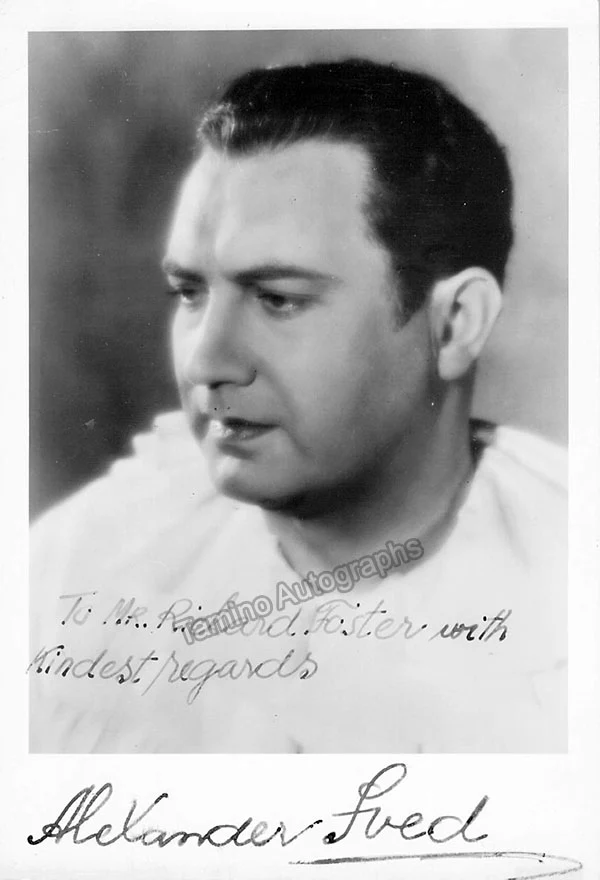 SVED, Alexander (Various Autographs) - Image 2