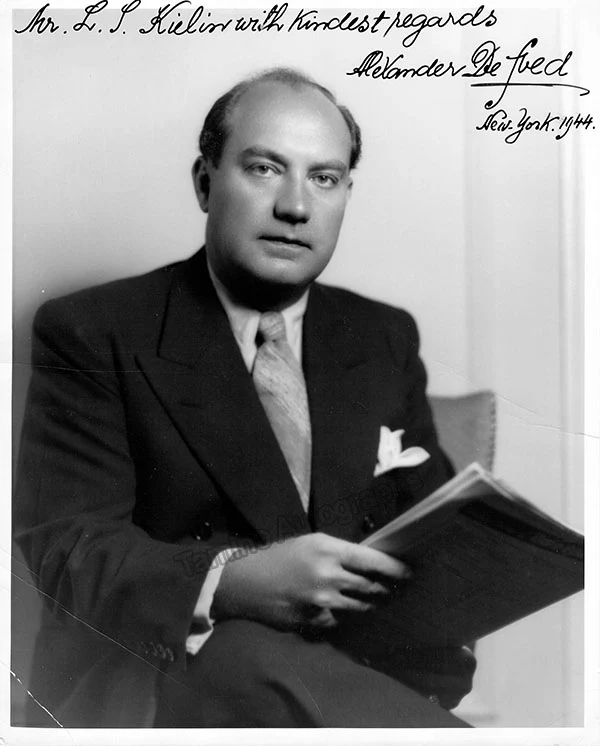 SVED, Alexander (Various Autographs) - Image 5