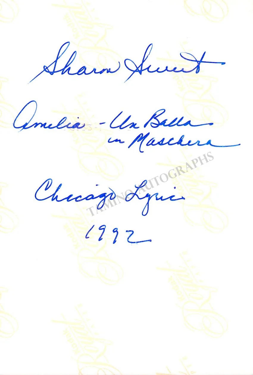 SWEET, Sharon (Various Autographs) - Image 7