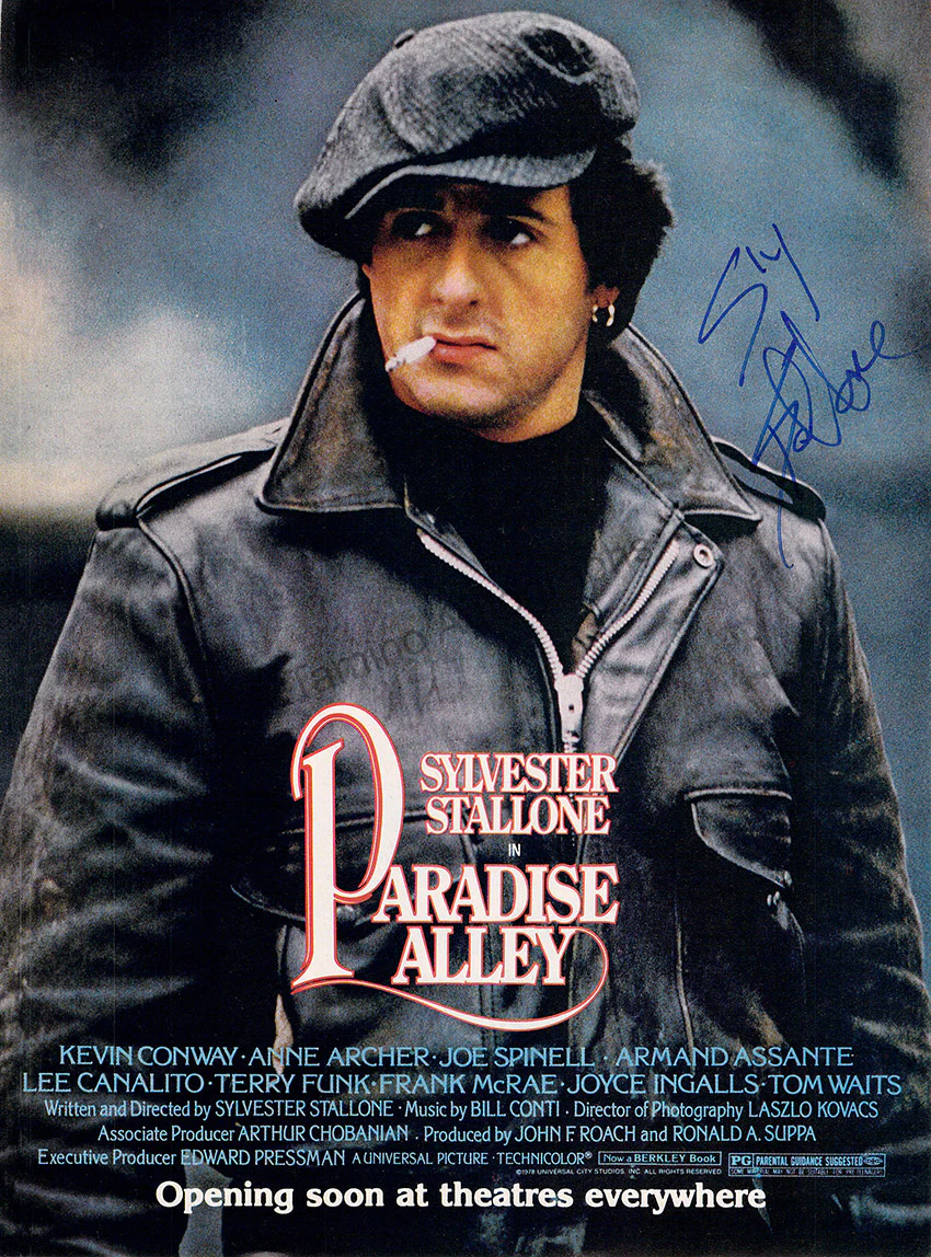 Stallone, Sylvester - Signed Ad