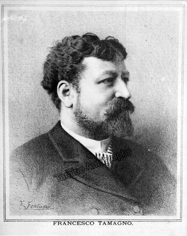 Tamagno, Francesco - Autograph Letter Signed + Photo - Image 3