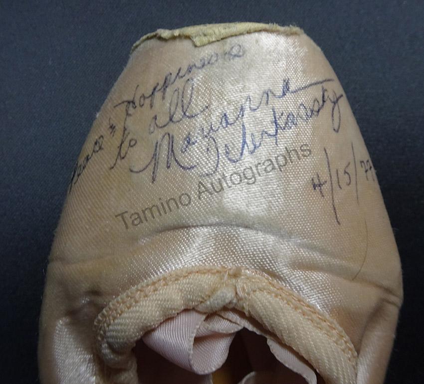 Tcherkassky, Marianna - Signed Pointe Shoe 1977 - Image 3