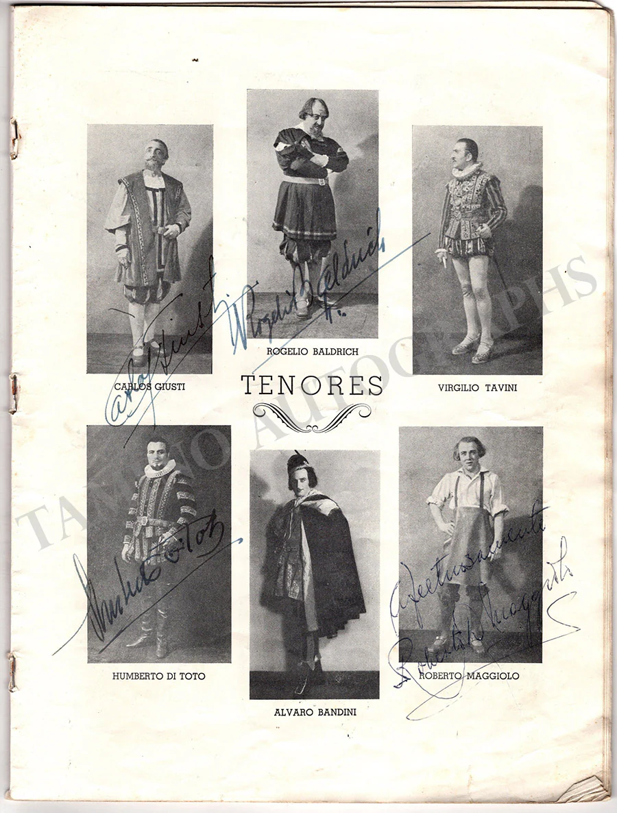 Teatro Colon - Signed Season Book 1947 - Image 8