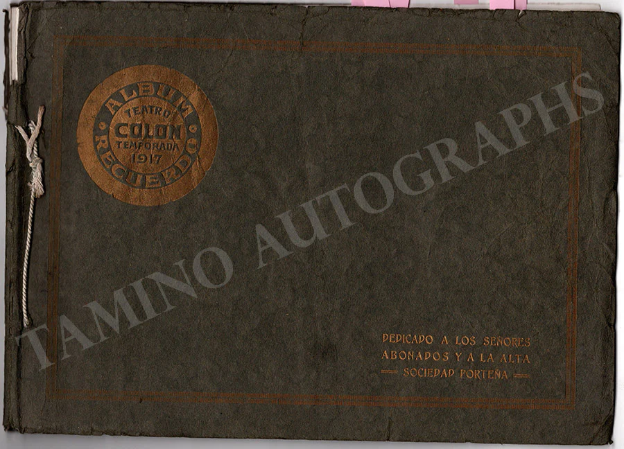 Teatro Colon - Souvenir Booklet Season 1917